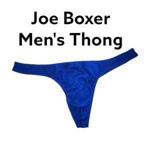 Joe Boxer Men's Blue Thong Size Large